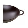 Wok en fonte 37 cm noir mat - Visuel 2